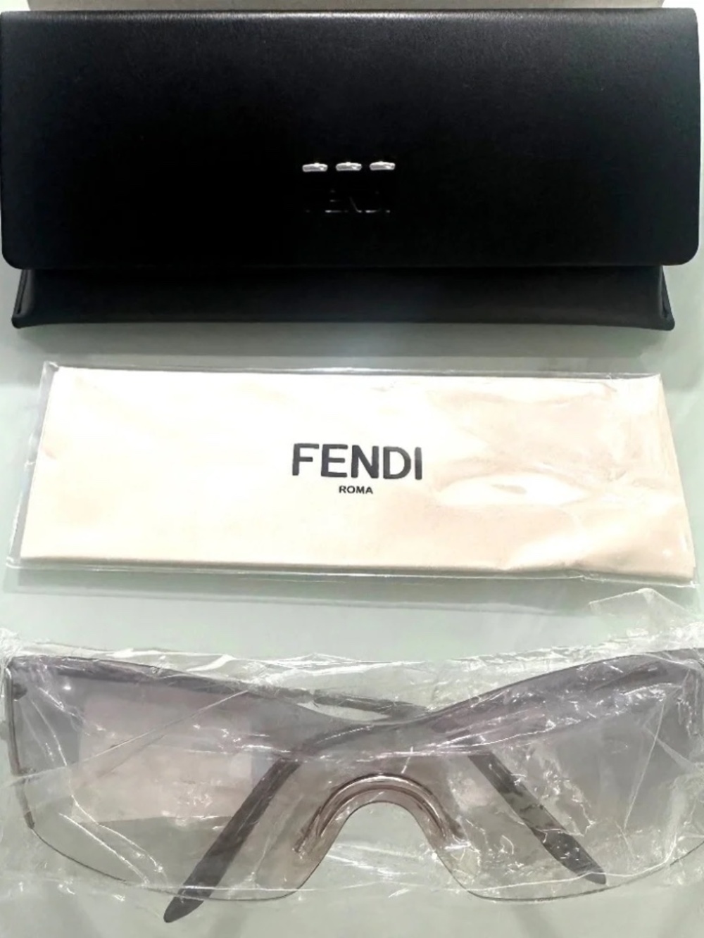 FENDI FS268 Shield Sunglasses (Purple Passion) (NEW) $600 MSRP